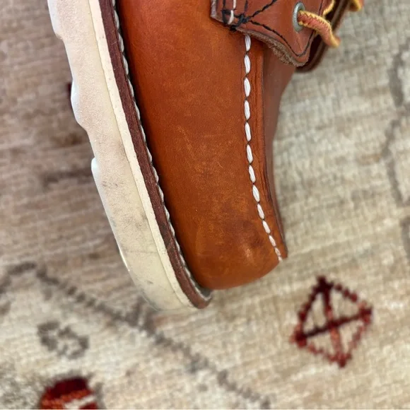 Red Wing Shoes Women’s Moc Boots - Tan Leather - Picture 11 of 12